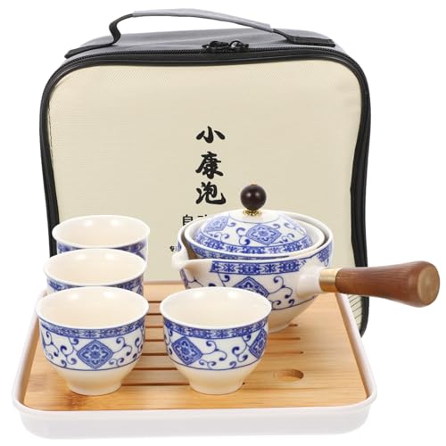 Alipis tè Portatile Decorativa con Teiera Automatica Antiscivolo Design e Stabile per Viaggi e Riunioni Personali