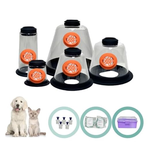 PROMEVET Pet Oxygen Mask Set