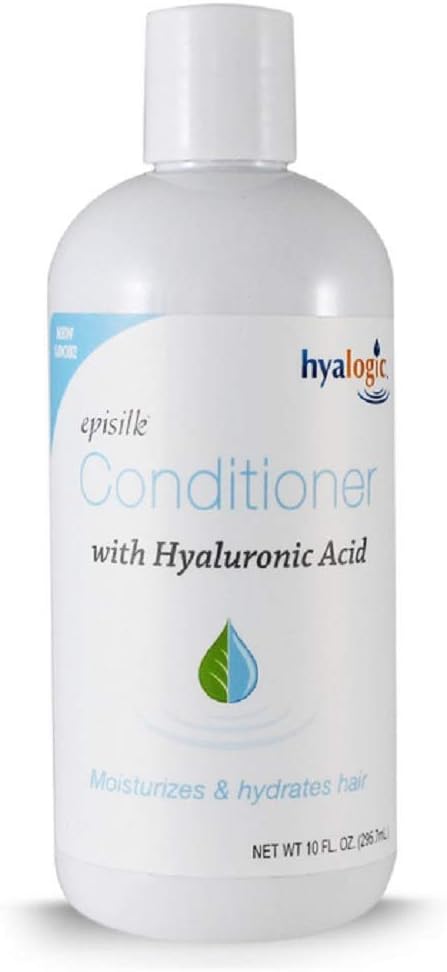 Hyalogic Episilk Hair Conditioner with Hyaluronic Acid & Collagen for Moisture & Volume – Gentle, Paraben-Free Hair Care Conditioner for All Hair Types (10 fl oz)