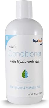 Hyalogic Episilk Hair Conditioner with Hyaluronic Acid & Collagen for Moisture & Volume Gentle, Paraben-Free Hair Care Conditioner for All Hair Types 10 fl oz