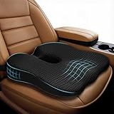 【Compatibilité universelle 】:Avec sa taille de 45 x 42 cm, ce coussin convient aux voitures, camions, chaises de bureau, sièges de maison et même aux sièges d’avion – pour un confort quotidien et lors des longs trajets