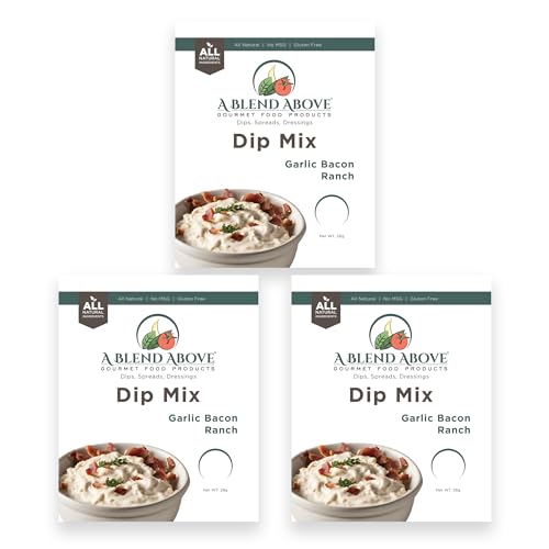 A Blend Above Garlic Bacon Ranch Dip Mix, 3 Packs,
