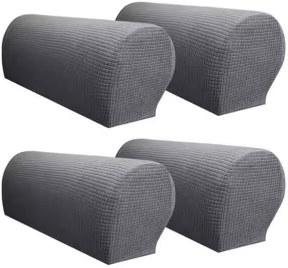 Yogsey Fundas para reposabrazos de sillón, fundas elásticas para brazos de sillón, tapas de poliéster suave antideslizantes para muebles, para