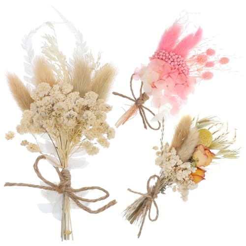 Mini Ramos de Flores Secas 6 pzas para Decoración miniatura 1