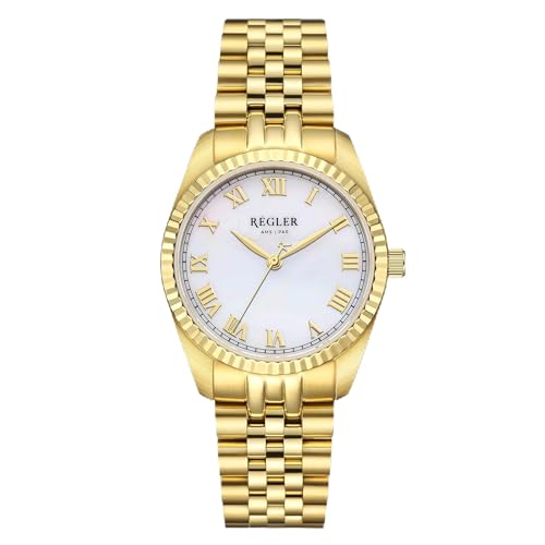 Infinité Steel Gold Pearl 34 CM un collier hypoallergénique qui ne noircit pas