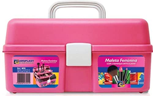 Maleta Feminina com 2 Bandejas Articuladas - Arqplast