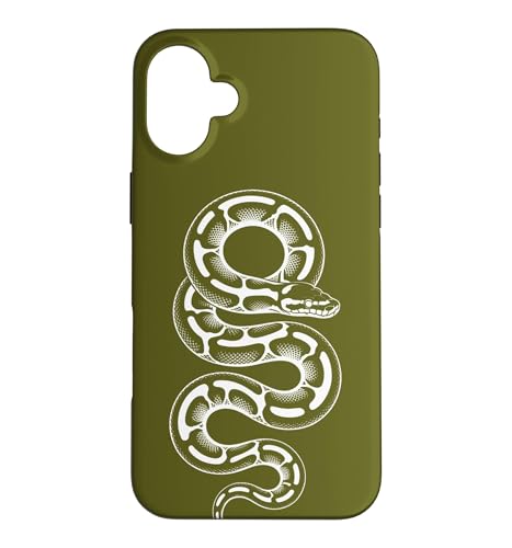 Ball Python Morph Lover �X�l�[�N�O���t�B�b�N �O���[�� �X�}�z�P�[�X iPhone 16 Plus �p