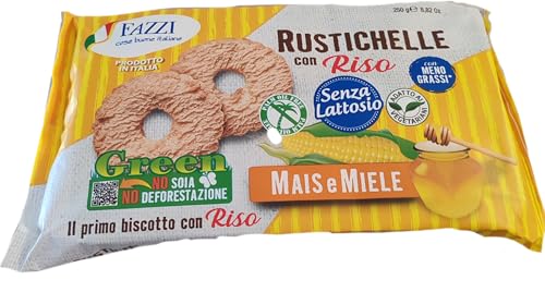 12 x Fazzi Rustichelle Mais e Miele con RISO SENZA LATTOSIO