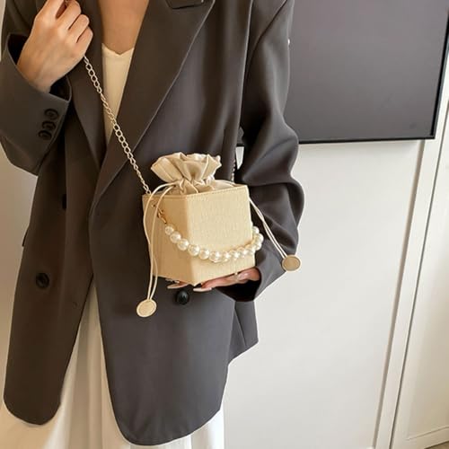 Fashionable PU Bucket Bag for Women Versatile Handbag with Detachable Strap2