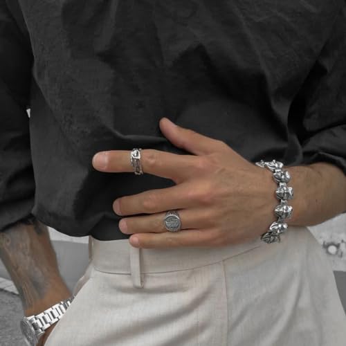 Bague Jésus Couronne d'Épines en Argent Cadeau Bijou Chrétien Homme