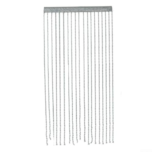 TONIXY Cortinas divisoras de habitación con cuentas para puertas, accesorio interior elegante y elegante (gris)