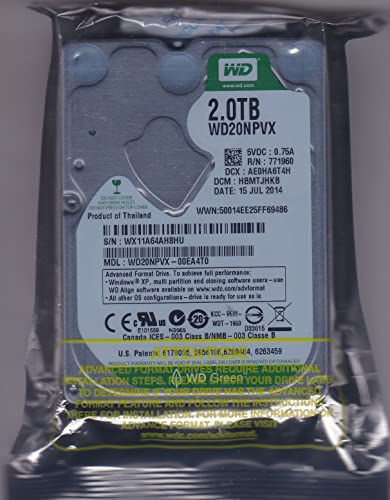 WD20NPVX (001) - WD WD20NPVX (001) - Western Digital Green Mobile 2.5 inch Harddisk 2 TB - wd-wd20npvx