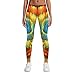 PEIJIAN Fiore Leggings Donne Psychedelic Sport Stampati variopinti Pantaloni Graffiti Leggins Astratta Elastico NWK0439 M