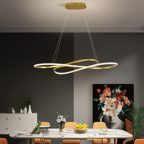 Lampe Suspendue LED Géométrique 54W en Aluminium Moderne 100 cm