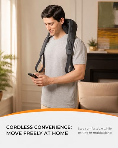 Image of CooCoCo HSA Approved Cordless Neck Massager with Heat & Remote