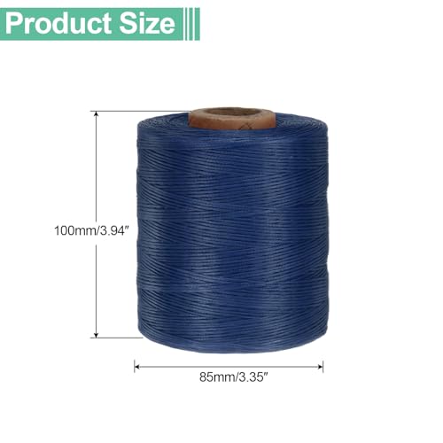 Hilo encerado plano 1mm 766 yardas para coser cuero miniatura 2