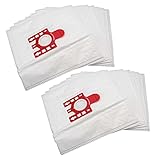 vhbw 20x Staubsaugerbeutel kompatibel mit Hoover Discovery TDI 2355 Staubsauger - Mikrovlies, 28cm x 20cm, Weiß