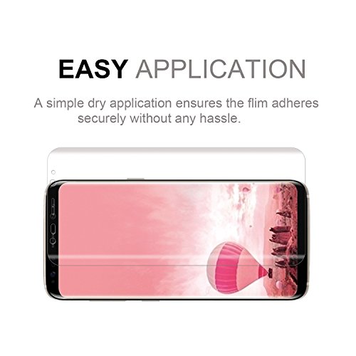 Galaxy S8 Screen Protector [2-Pack], Iturbos [Newest Version] [Bubble Free] Full Screen Coverage 3D Pet Hd Screen Protector Film For Samsung Galaxy S8. #TOP1