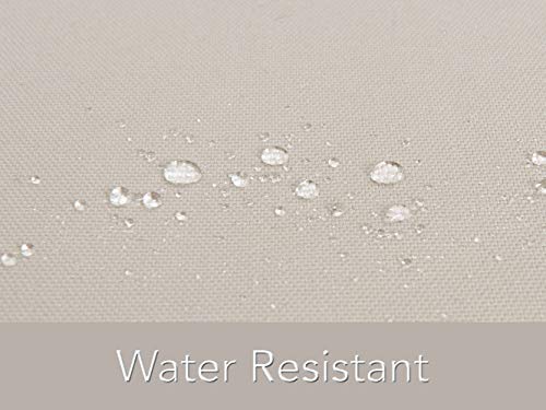 Covermates Square Firepit Cover - Premium Polyester, Weather Resistant, Drawcord Hem, Fire Pit Covers-Stone #TOP5