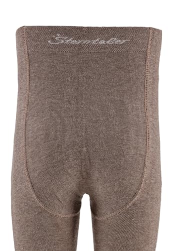 Sterntaler Uni Unisex Tights - Children's Tights in Plain Colours - Comfortable Children's Tights for Children, Brown Melange, 104, Brown, Mix 104 cm, brown mix, 104 cm2