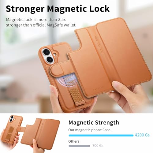 Étui 2 en 1 pour iPhone 14 Plus en cuir de style premium noir