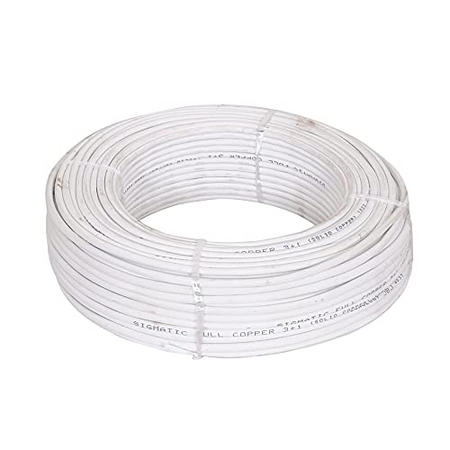 GVD ELECTRICALS CCTV Cable 3+1 Works with All Brand CCTV Cameras (90M)