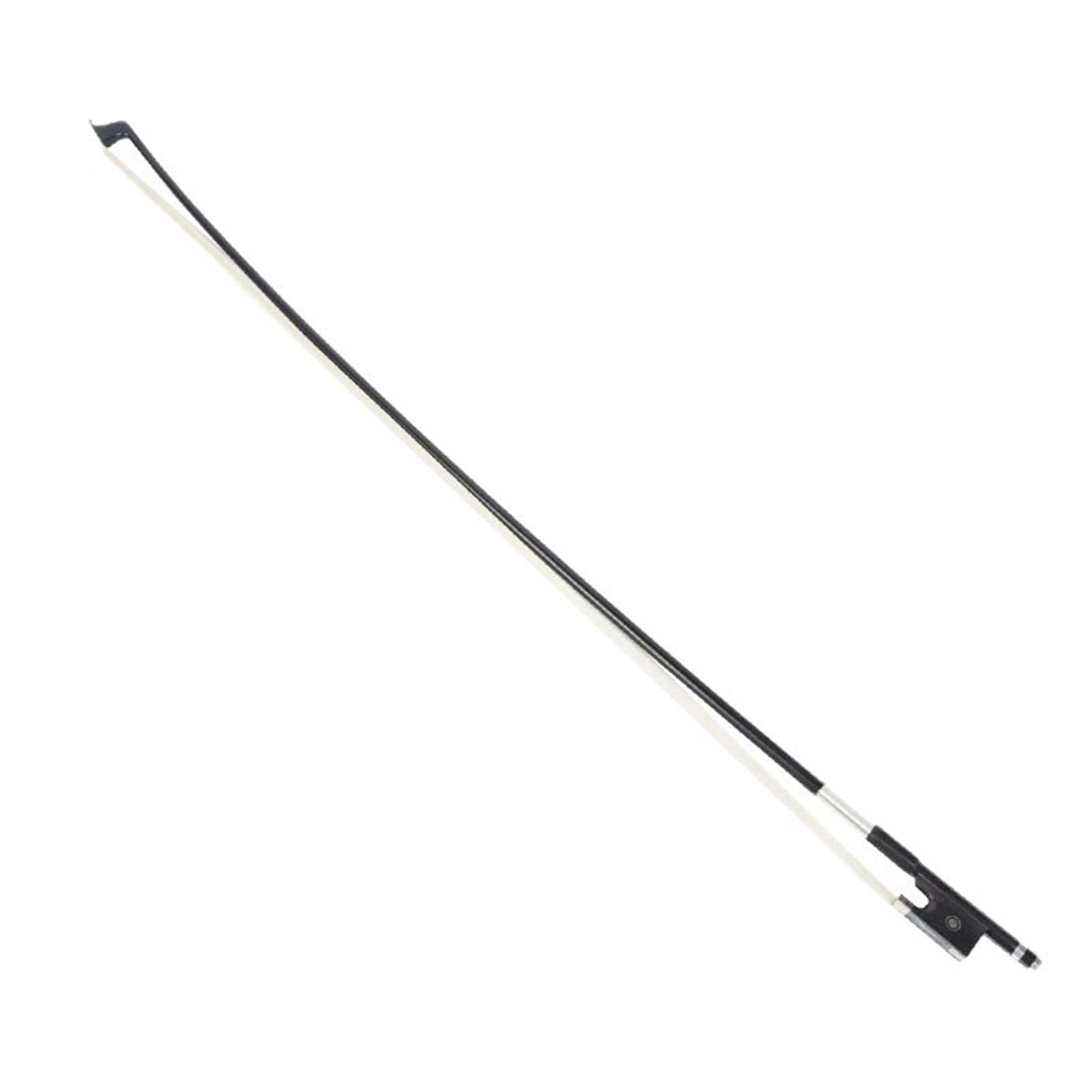 Arcos De Violín Profesionales Fibra De Carbono Negra Arco Violín Negro Cola Ojo Pez Doble Ébano Adecuado Para Principiantes(1-4)