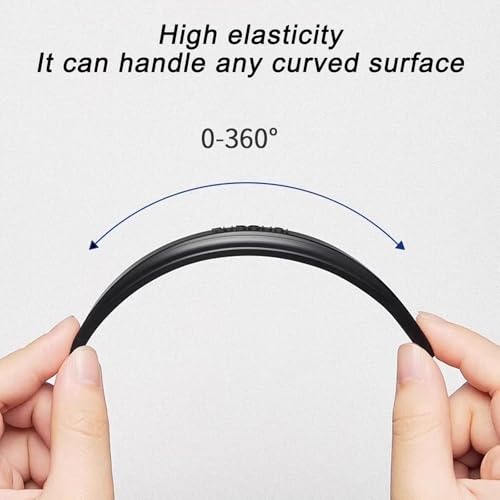 6PCS Black Car Door Edge Protector – Universal Anti-Collision Door Guard Strips for Car Doors, Mirrors & Bumpers, Cars Doors Protectors Edge Guards - Image 2