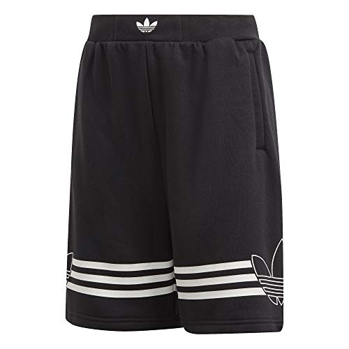 Adidas Outlines DW3863_140 Boys' Shorts, Black/White, 140
