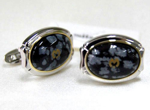 (ミラショーン)Mila schon カフスボタン カフリンクス msc15002 シルバー銀色 [正規品]