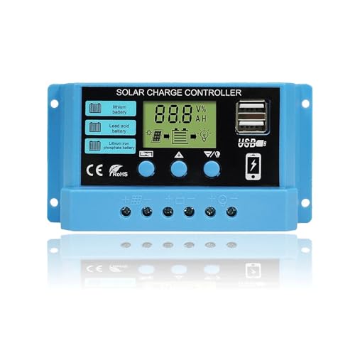 Régulateur solaire 20A pour batterie lithium et plomb 12V 24V - 6