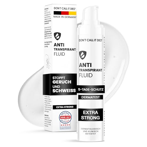 DON'T CALL IT DEO Antitranspirant gegen starkes Schwitzen & Geruch – 5-Tage-Schutz, Fluid 50 ml – extra starke Deo-Alternative für Damen & Herren – 1er Pack