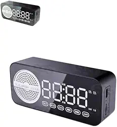 Mini Caixa de Som Bluetooth Com Relógio Despertador, AD-520