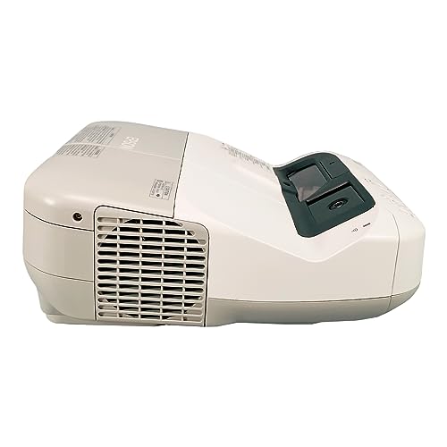 Image of Tekswamp Epson Brightlink 485Wi 3Lcd Projector 3100 Ansi Ultra Short Throw H452A Bundle Hdmi Cable,Power Cable,Remote Control,Wall Mount,Beige