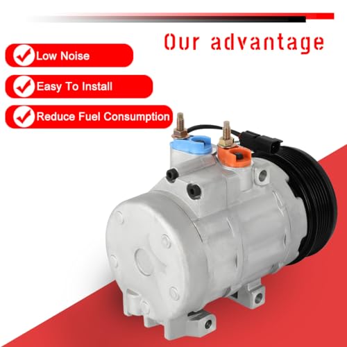 Image of CCIYU AC Compressor w /Clutch for Mercury Mountaineer V8 4.6L 2006-2010