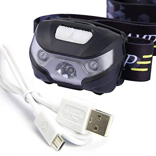 UDee USB Rechargeable Sensor Headlight Waterproof LED Headlamp Head Torch Light (B07GNM6WM5) Amazon Price History, Amazon Price Tracker