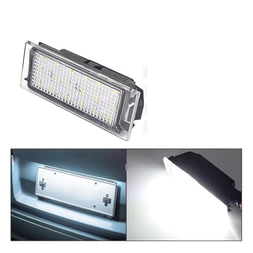 Luces LED coche de matrícula para Renault Clio Twingo Megane Master 2Uds 4