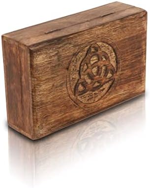 Birthday Gift Ideas Handmade Decorative Wooden Jewellery Box Jewellery Organizer Keepsake Box Treasure Chest Trinket Holder Watch Box Storage Box 8 x 5 Inches Anniversary Housewarming Gifts Women