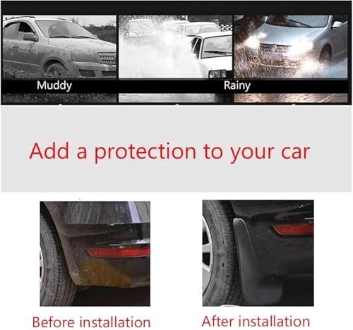 Garde-Boue pour MG EHS Plug-in PHEV Protection Avant Arrière - 4