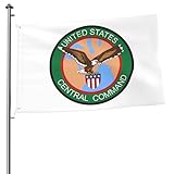Double-Sided Official Centcom Seal Flag 2x3 Ft Outdoor Patio Yard Garden Decorative College Dorm Welcome Banner