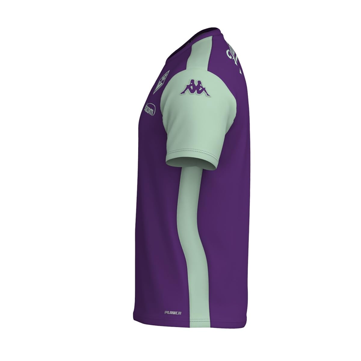 Kappa - T-Shirt, Uomo, Cotone, Calcio, Modello: Aybat 8 Fiorentina