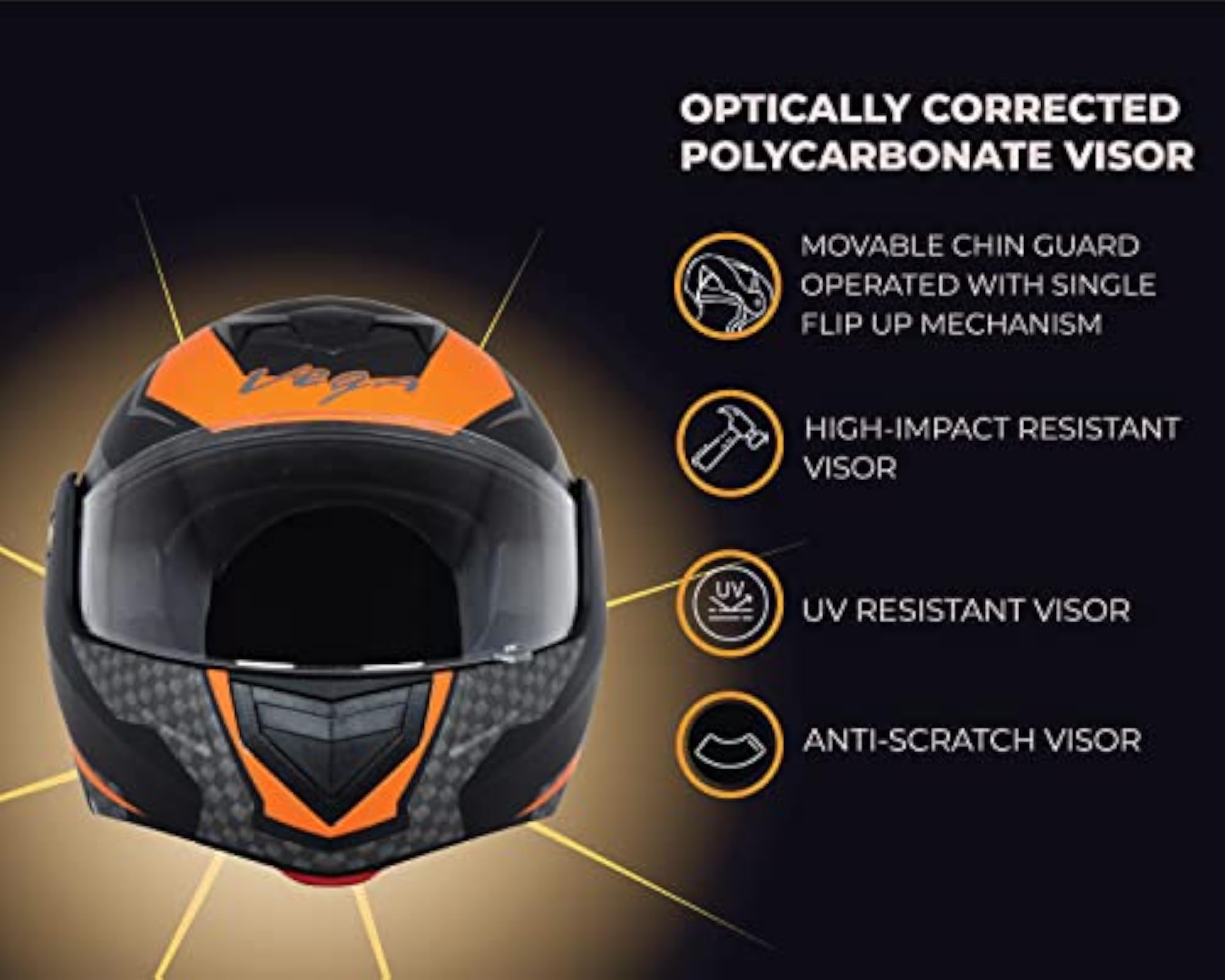 Crux Dx Checks ISI Smooth Finish Flip-Up Helmet