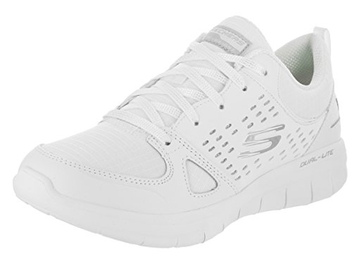 Skechers Skechers Women's Synergy 2.0 - Rising Star, Walking, White/Silver, 6 US M
