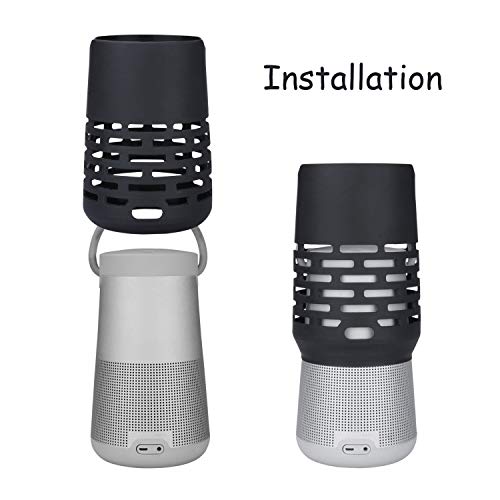 Seracle Funda de Silicona Protectora para Bose Altavoz Bluetooth portátil SoundLink Revolve (Serie II)/ Bose SoundLink Revolve Plus Bluetooth Speaker