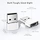 BASESAILOR Adapter USB auf USB C, 4 Stück, Typ C Buchse auf USB A Stecker, Konvertierung, Ladegerät für iPhone 12 13 14 15 16 Pro Max Mini, iPad Air 4 5, Mini 6, AirPods 3, Galaxy S24 S23 S22 A54 A53,