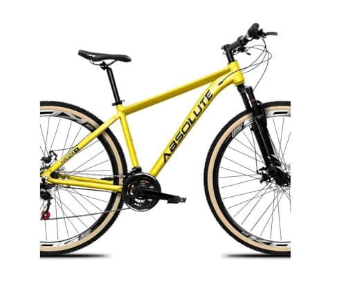 Bicicleta Aro 29 Absolute Nero 4 Cabos Internos 27v K7 Freios Hidráulicos Kit 3x9 Suspensão Trava Pn