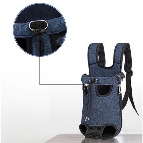 Mochila de transporte para pernas para animais de estimação, mochila de viagem para gatos com pernas