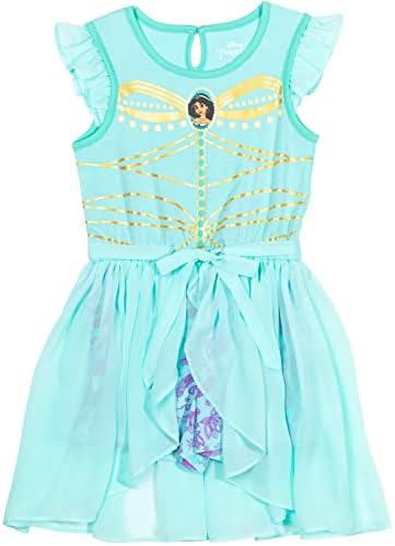 Disney Princess Jasmine Little Girls Knotted Sleeveless Romper & Knotted Skirt Jasmine 6-6X