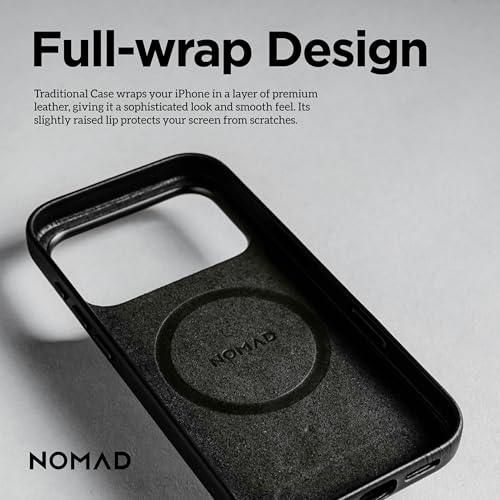 Étui en Cuir iPhone 17 Pro Max Nomad Premium Noir MagSafe - 4