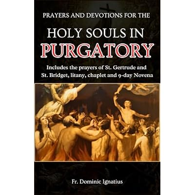 PRAYERS AND DEVOTIONS FOR THE HOLY SOULS IN PURGATORY: Includes the prayers of St. Gertrude and St. Bridget, litany, chaplet and 9-day Novenas
